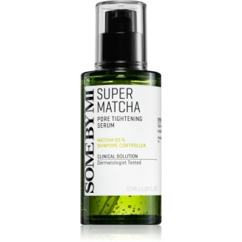 Some By Mi Super Matcha Pore Tightening Serum ser calmant pentru piele lucioasa cu pori dilatati - imagine 2